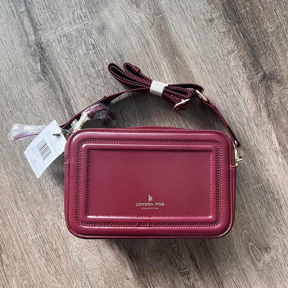New London Fog Oxblood Crossbody